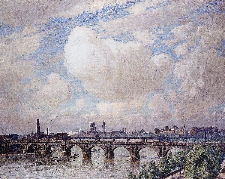 Emile Claus Waterloo Bridge in the Sun